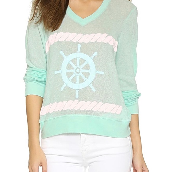 Wildfox Sweaters - NWT Wildfox • Bubblegum Sailor Nautical Sweater